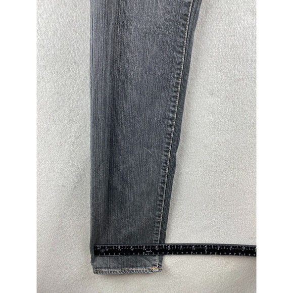 Abercrombie & Fitch Jeans Womens 0 Grey Erin Distressed Denim Stretch Pockets - Picture 9 of 15